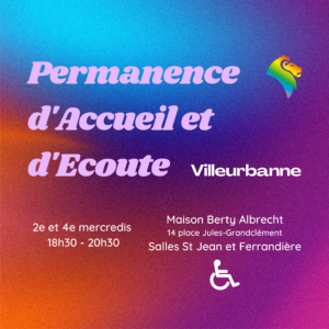 [2] Permanence d'Accueil et d'Ecoute (Publication Instagram (carrée))